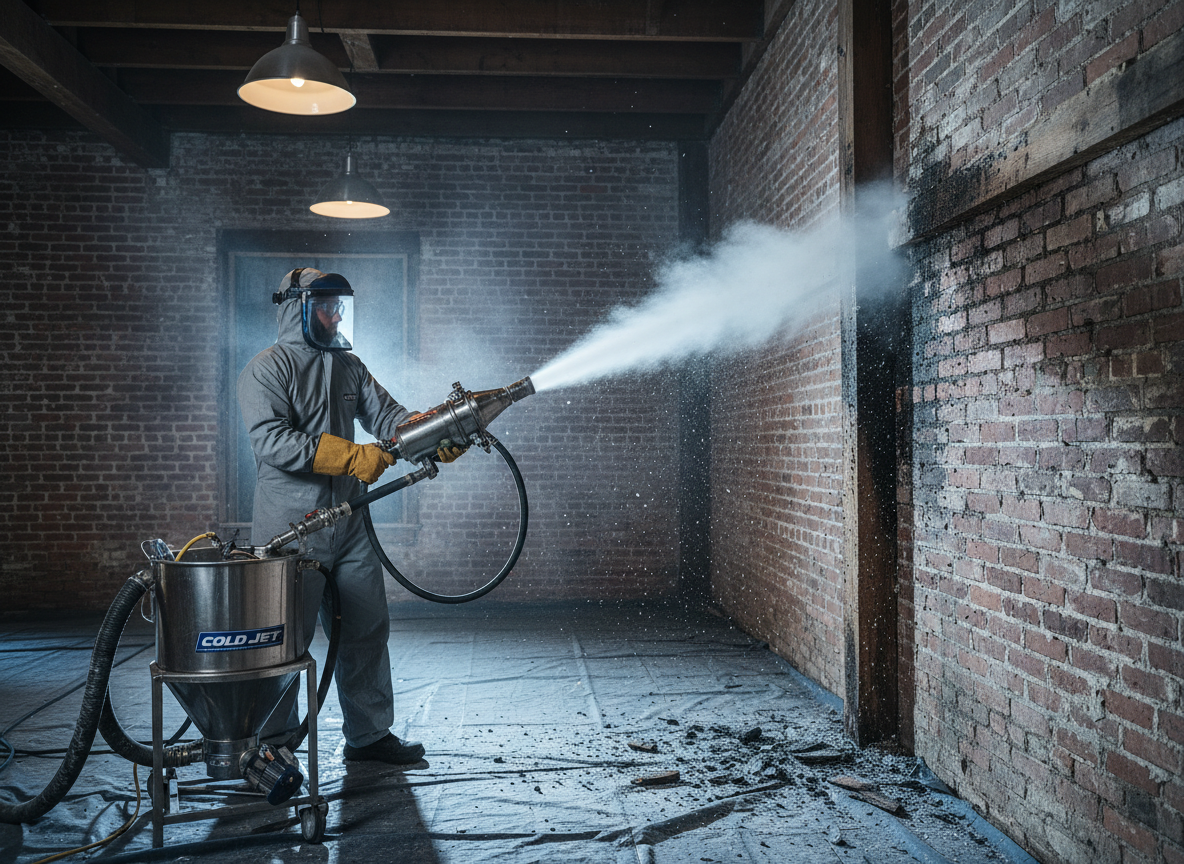 Dry Ice Blasting Mold in Mentone, CA