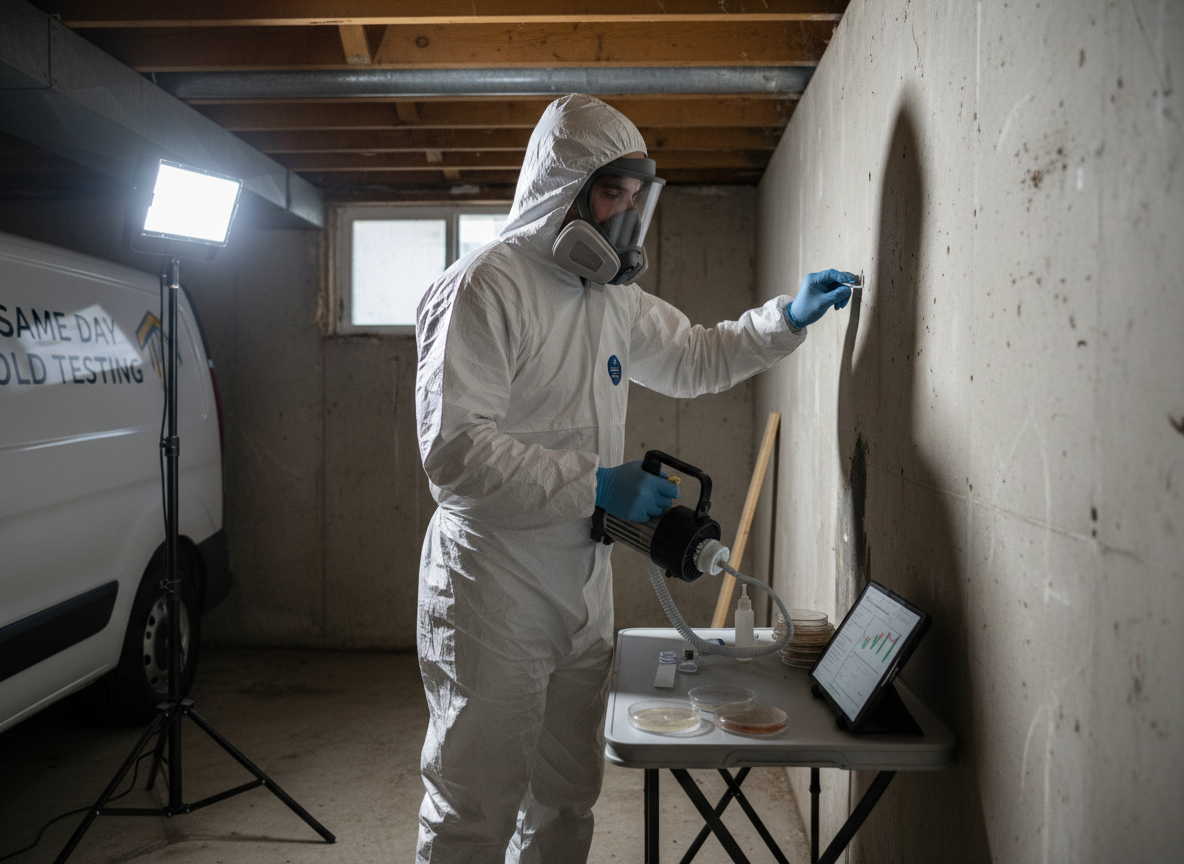 Same Day Mold Testing in Mentone, CA